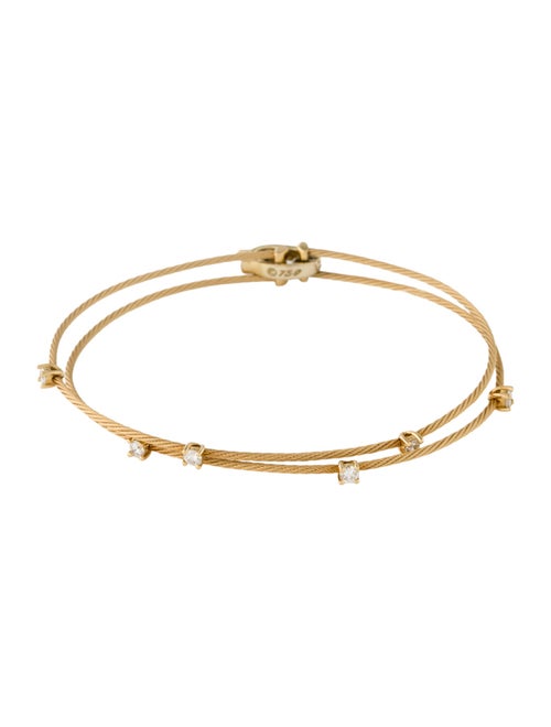 Paul Morelli 18K Diamond Double Unity Bangle Bracelet