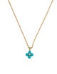 Paul Morelli 18K Turquoise & Diamond Sequence Small Pendant Necklace