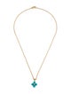 Paul Morelli 18K Turquoise & Diamond Sequence Small Pendant Necklace