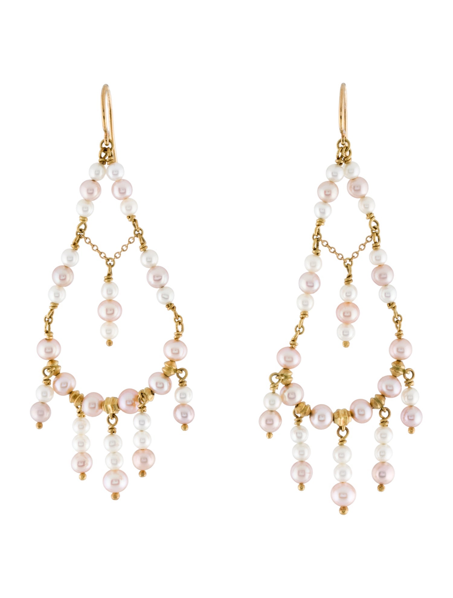 Paul Morelli 18K Pearl Chandelier Earrings