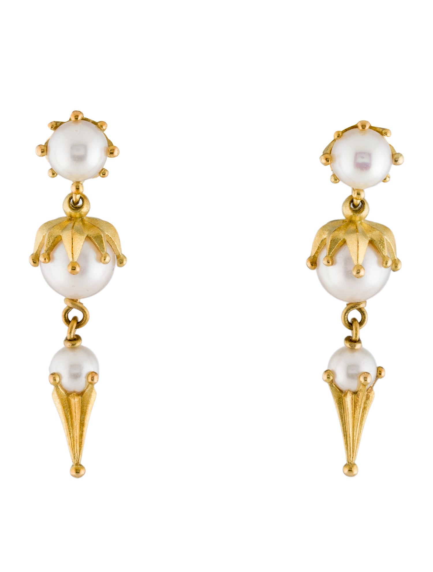Paul Morelli 18K Pearl Drop Earrings