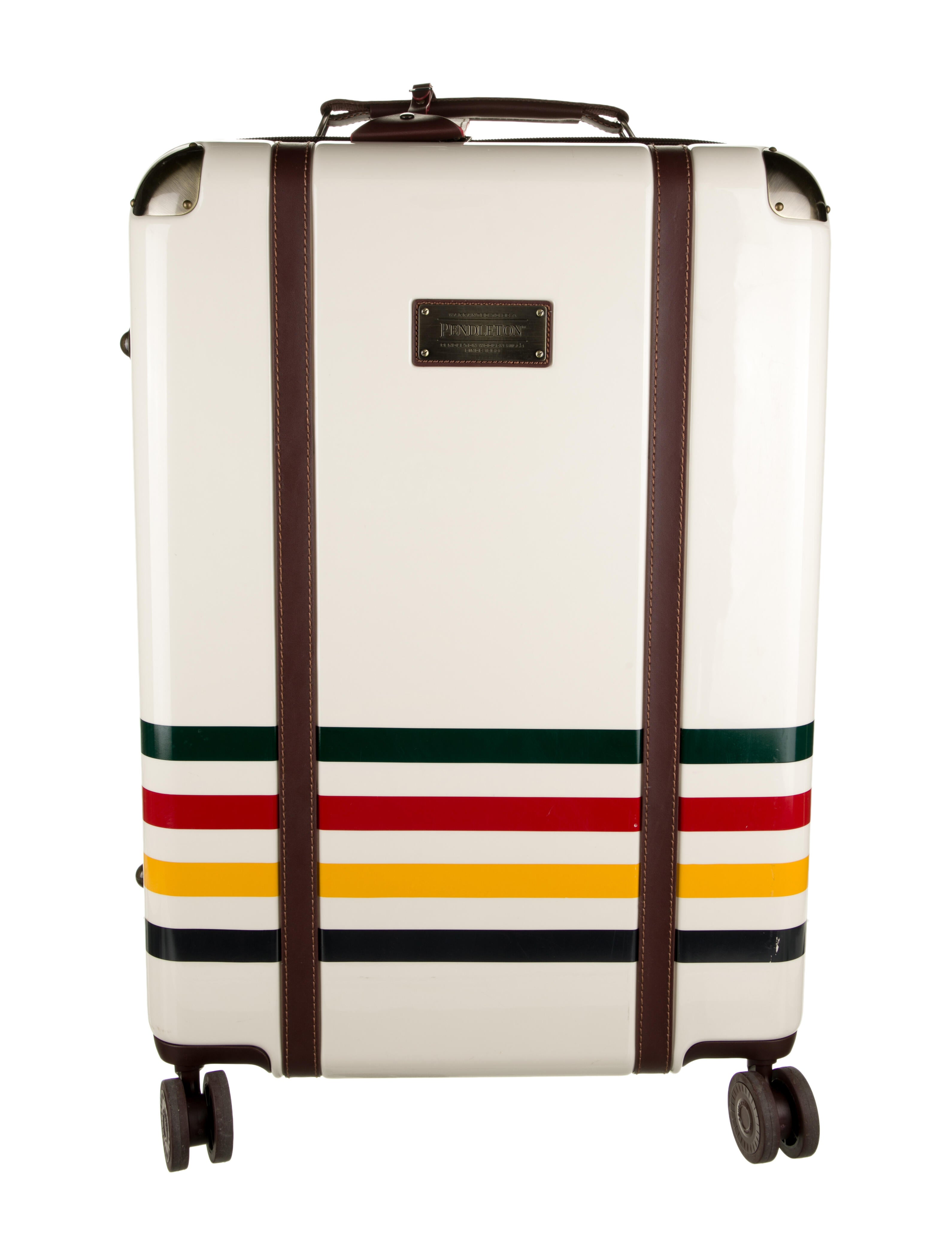 Pendleton Leather-Trimmed Suitcase