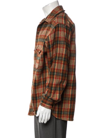 Pendleton Virgin Wool Plaid Print Shirt