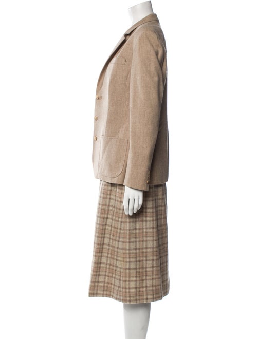 Pendleton Virgin Wool Plaid Print Skirt Suit