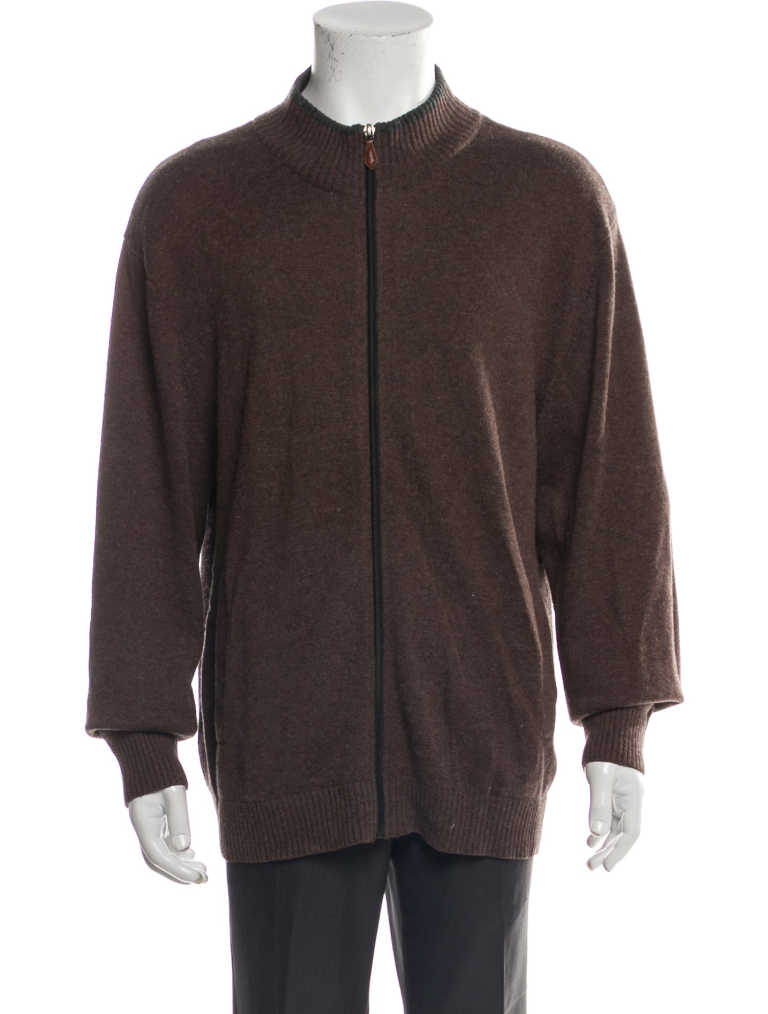 Pendleton Mock Neck Long Sleeve Cardigan