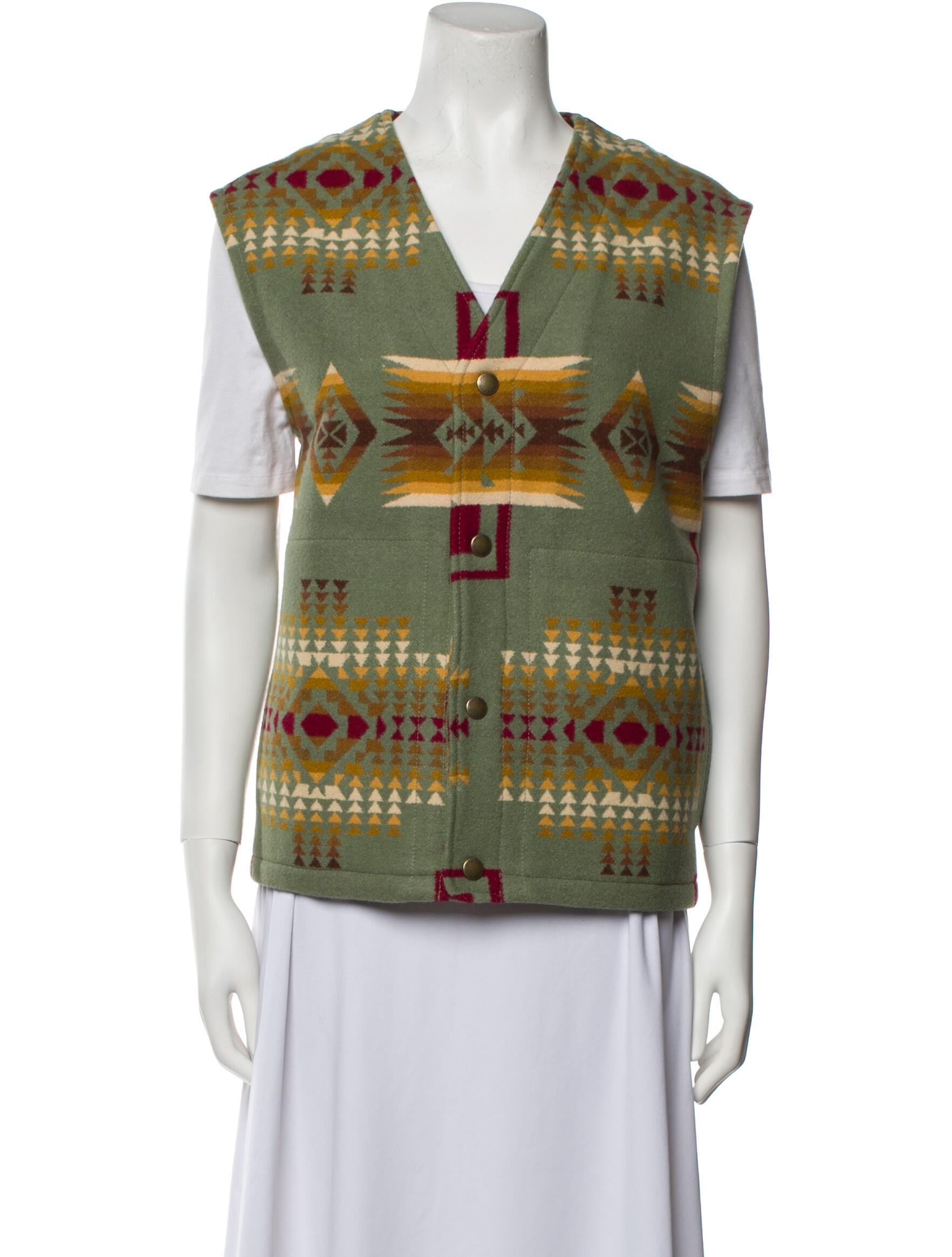 Pendleton Wool Printed Vest