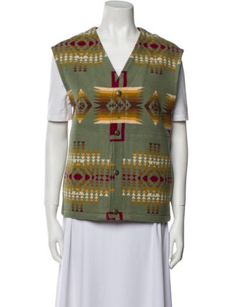 Pendleton Wool Printed Vest