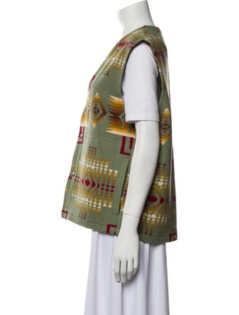 Pendleton Wool Printed Vest
