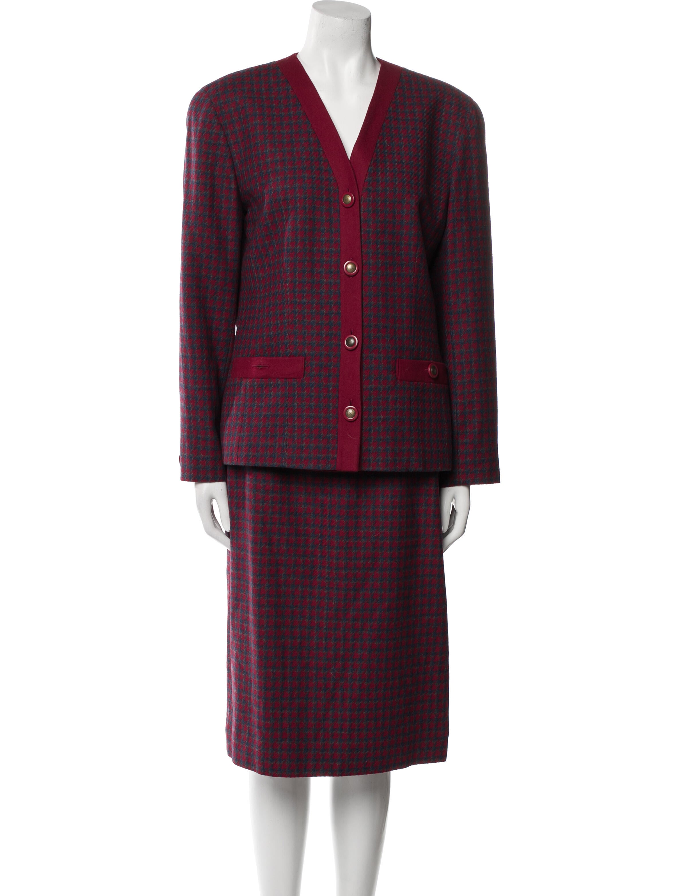 Pendleton Wool Skirt Suit