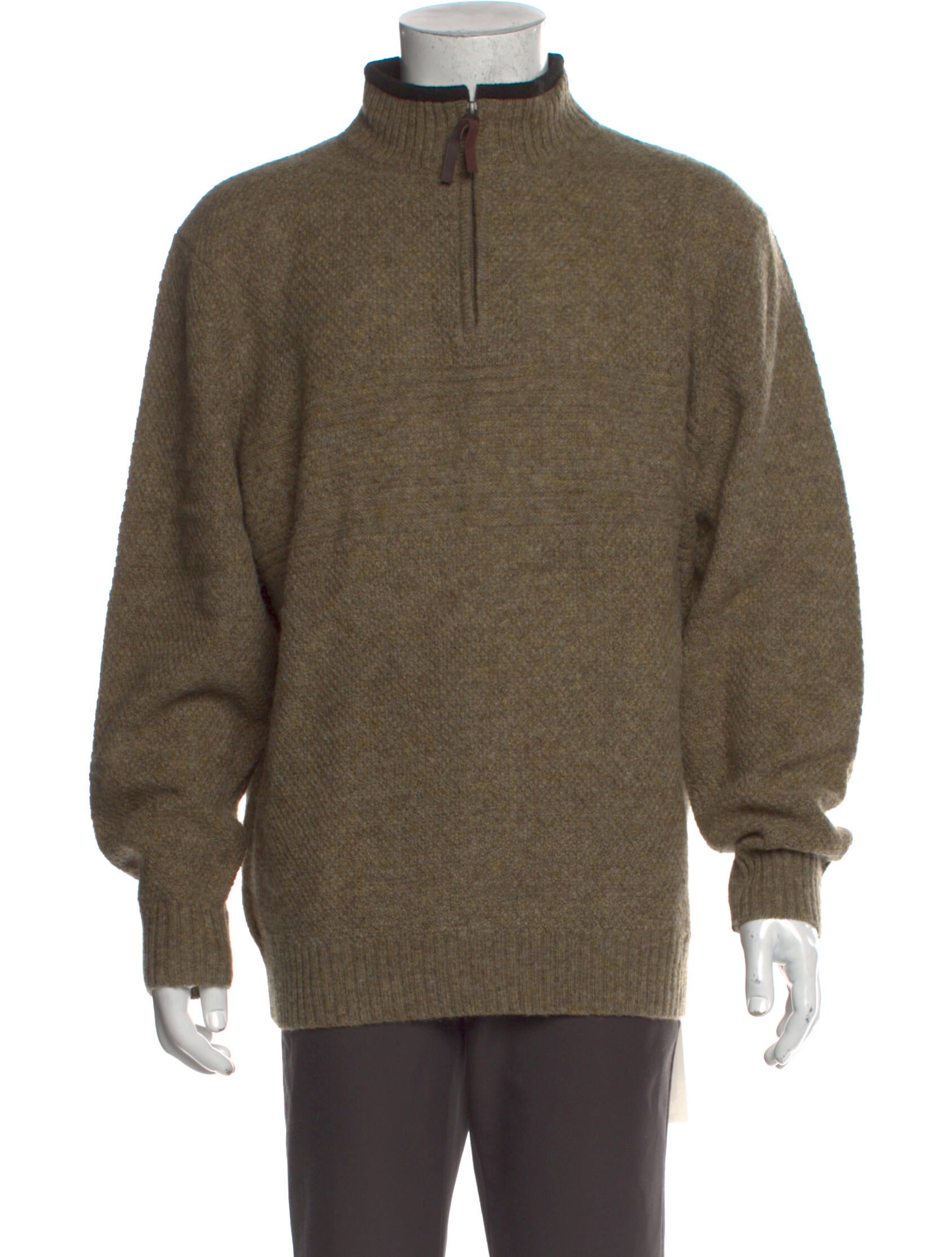 Pendleton Wool Mock Neck Pullover