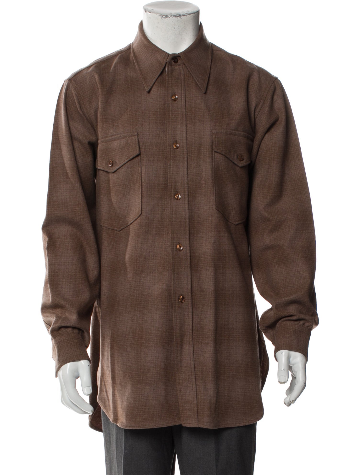 Pendleton Virgin Wool Plaid Print Shirt