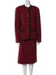 Pendleton Virgin Wool Plaid Print Skirt Set