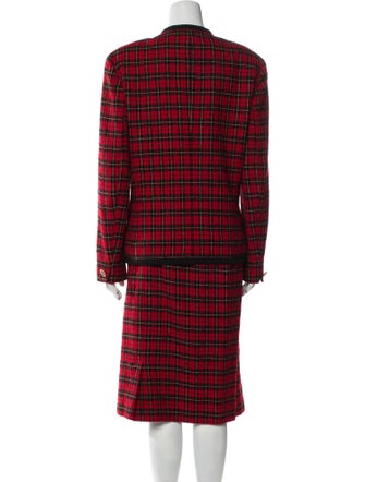 Pendleton Virgin Wool Plaid Print Skirt Set