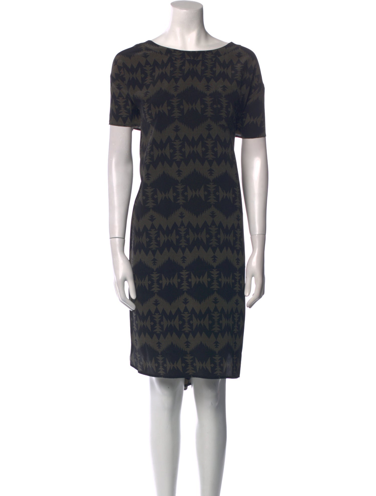 Pendleton Silk Knee-Length Dress