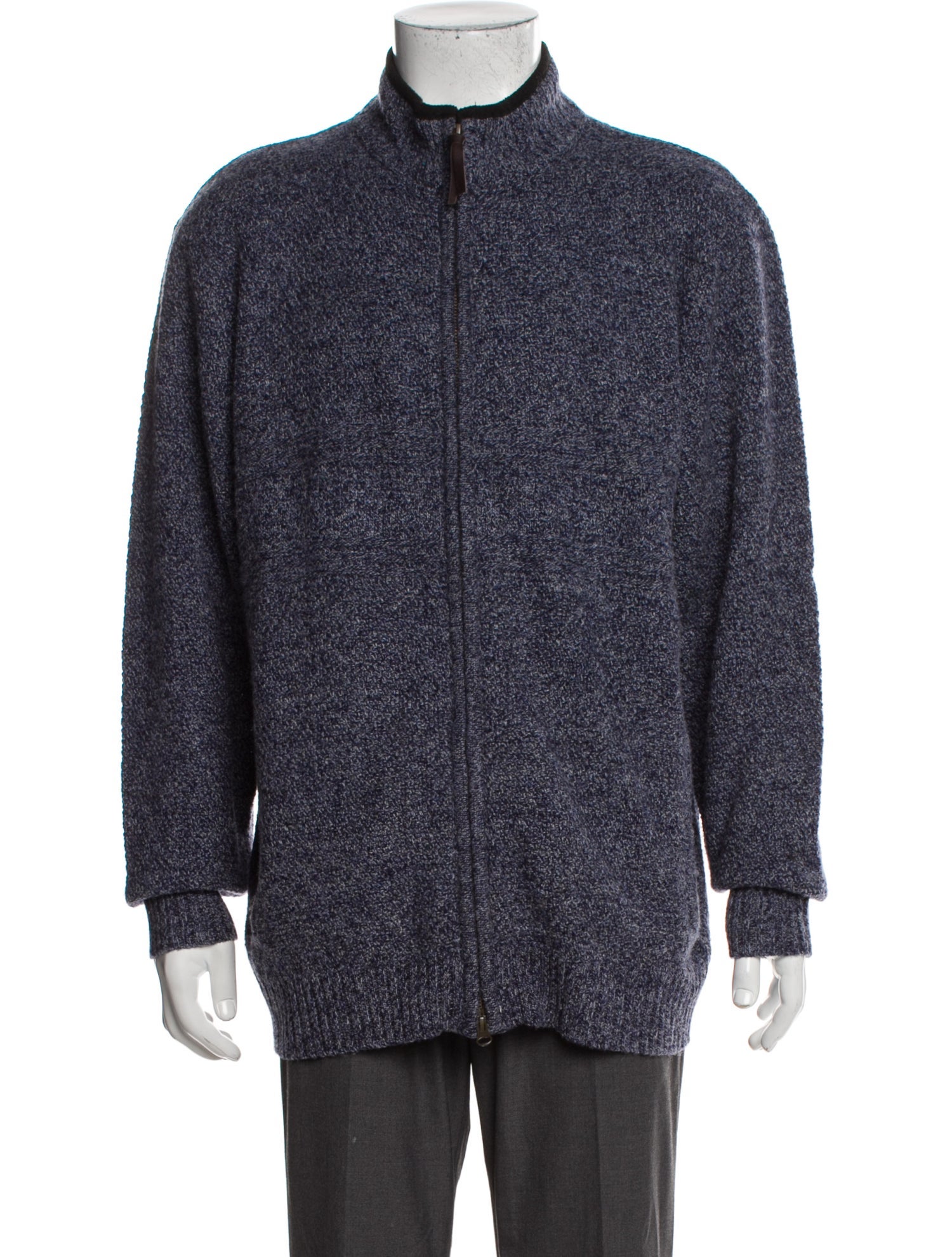 Pendleton Wool Mock Neck Cardigan