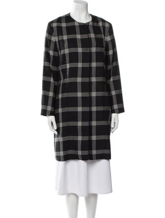 Pendleton Virgin Wool Plaid Print Coat