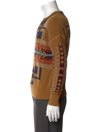 Pendleton Printed V-Neck Pullover