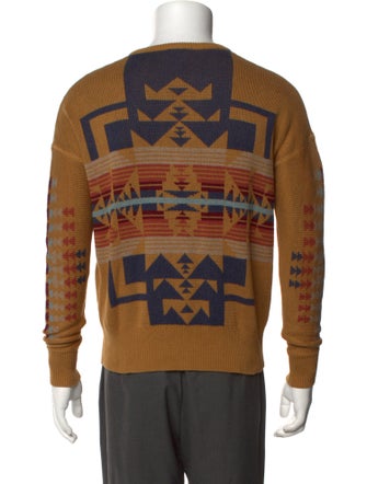 Pendleton Printed V-Neck Pullover