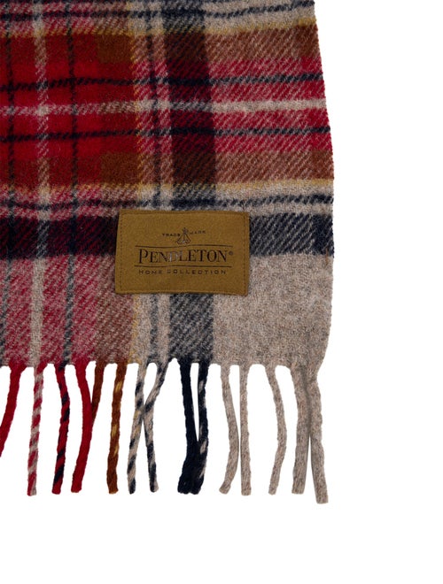 Pendleton Printed Wool Plaid Blanket