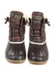 Pendleton Leather Printed Lace-Up Boots