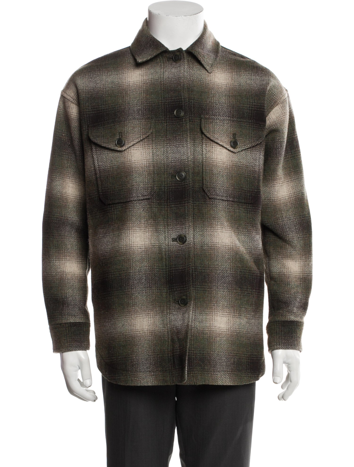 Pendleton Virgin Wool Plaid Print Shirt