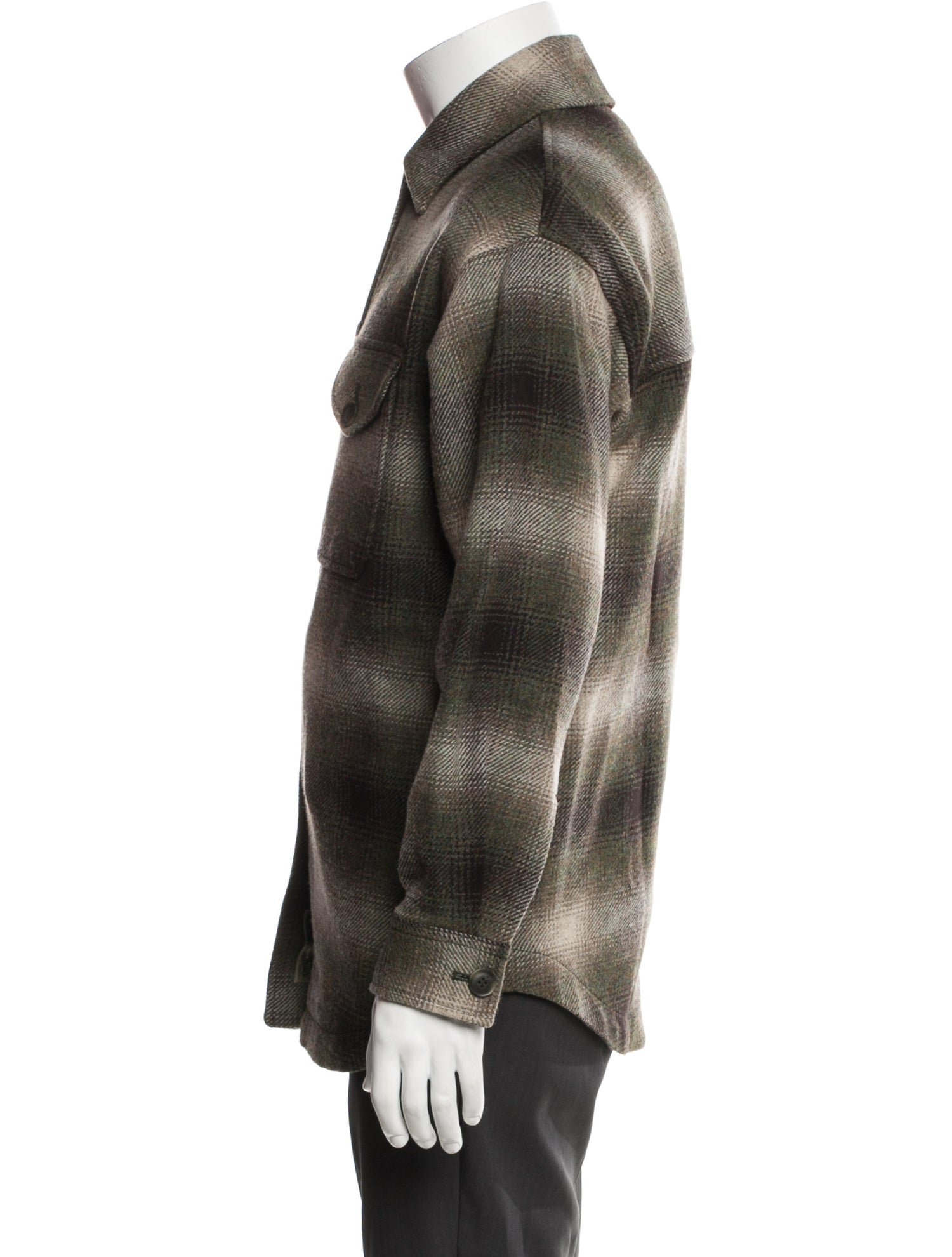 Pendleton Virgin Wool Plaid Print Shirt