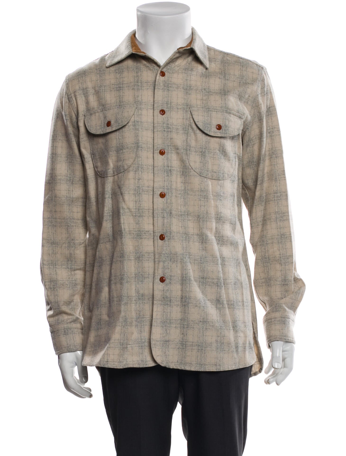 Pendleton Plaid Print Trucker Jacket