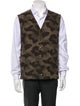 Pendleton Virgin Wool Camouflage Print Vest