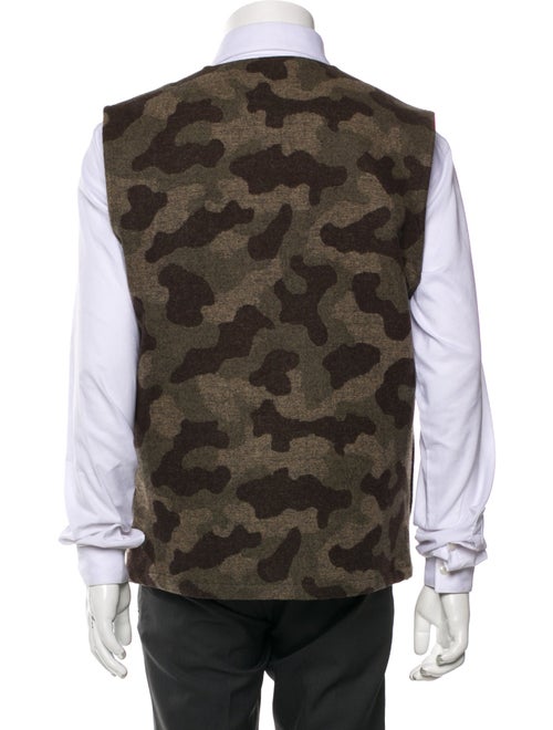 Pendleton Virgin Wool Camouflage Print Vest