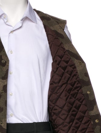 Pendleton Virgin Wool Camouflage Print Vest