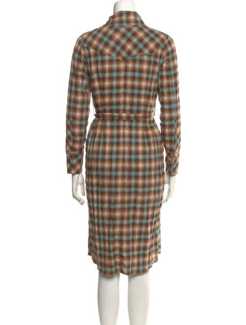 Pendleton Plaid Print Knee-Length Dress