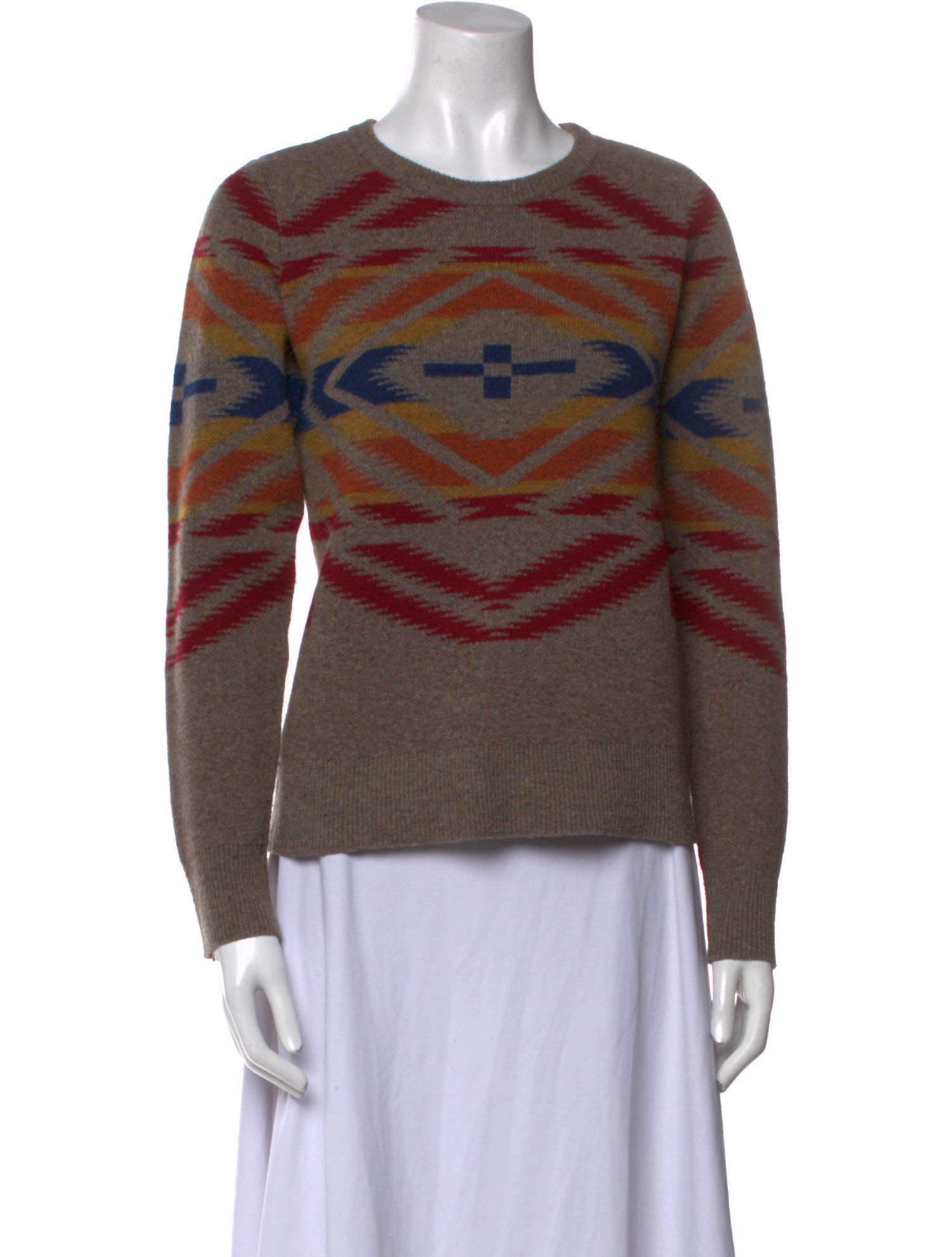 Pendleton Lambswool Printed Sweater