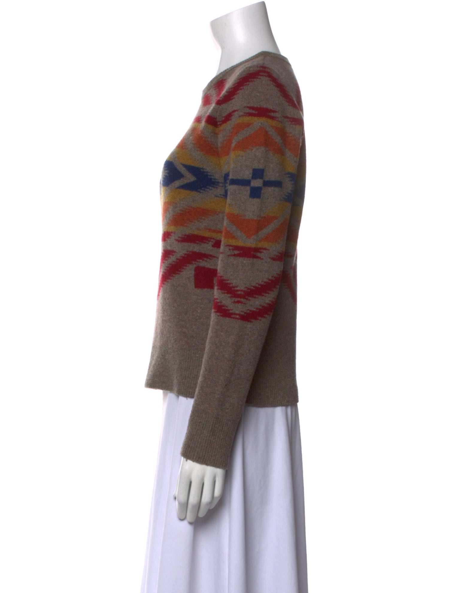 Pendleton Lambswool Printed Sweater