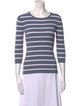 Pendleton Striped Scoop Neck Sweater