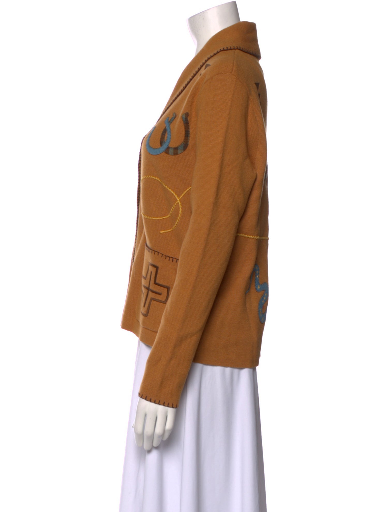 Pendleton Printed V-Neck Sweater w/ Tags