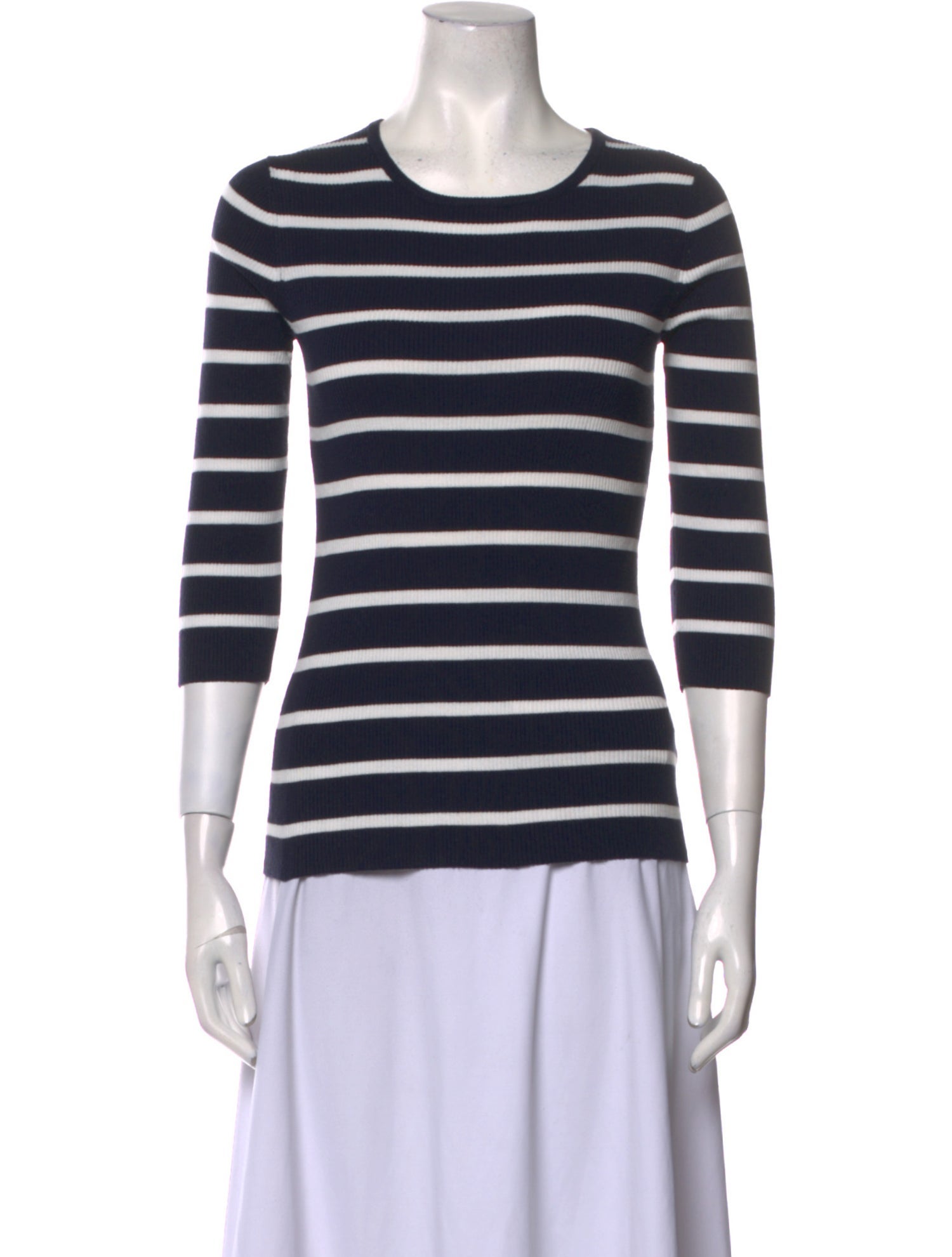 Pendleton Striped Scoop Neck Sweater