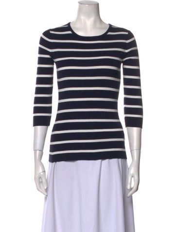 Pendleton Knitwear Striped Scoop Neck Sweater S