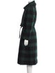 Pendleton Wool Plaid Print Peacoat