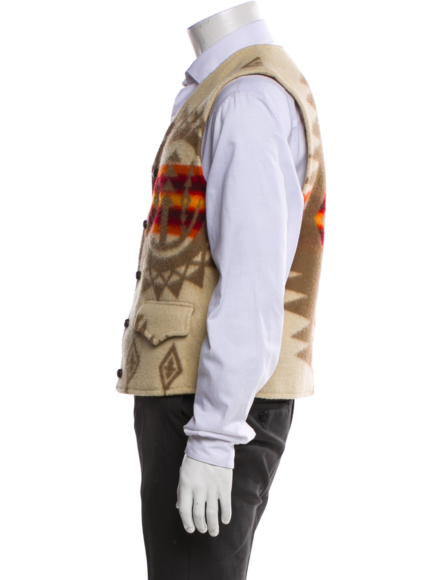 Pendleton Graphic Print Vest