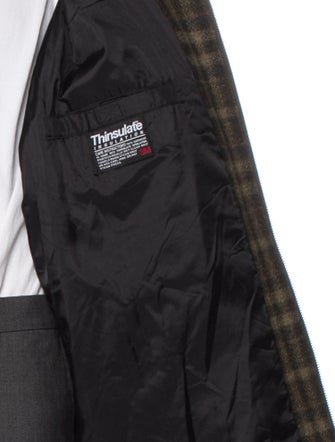 Pendleton Virgin Wool Plaid Print Utility Jacket