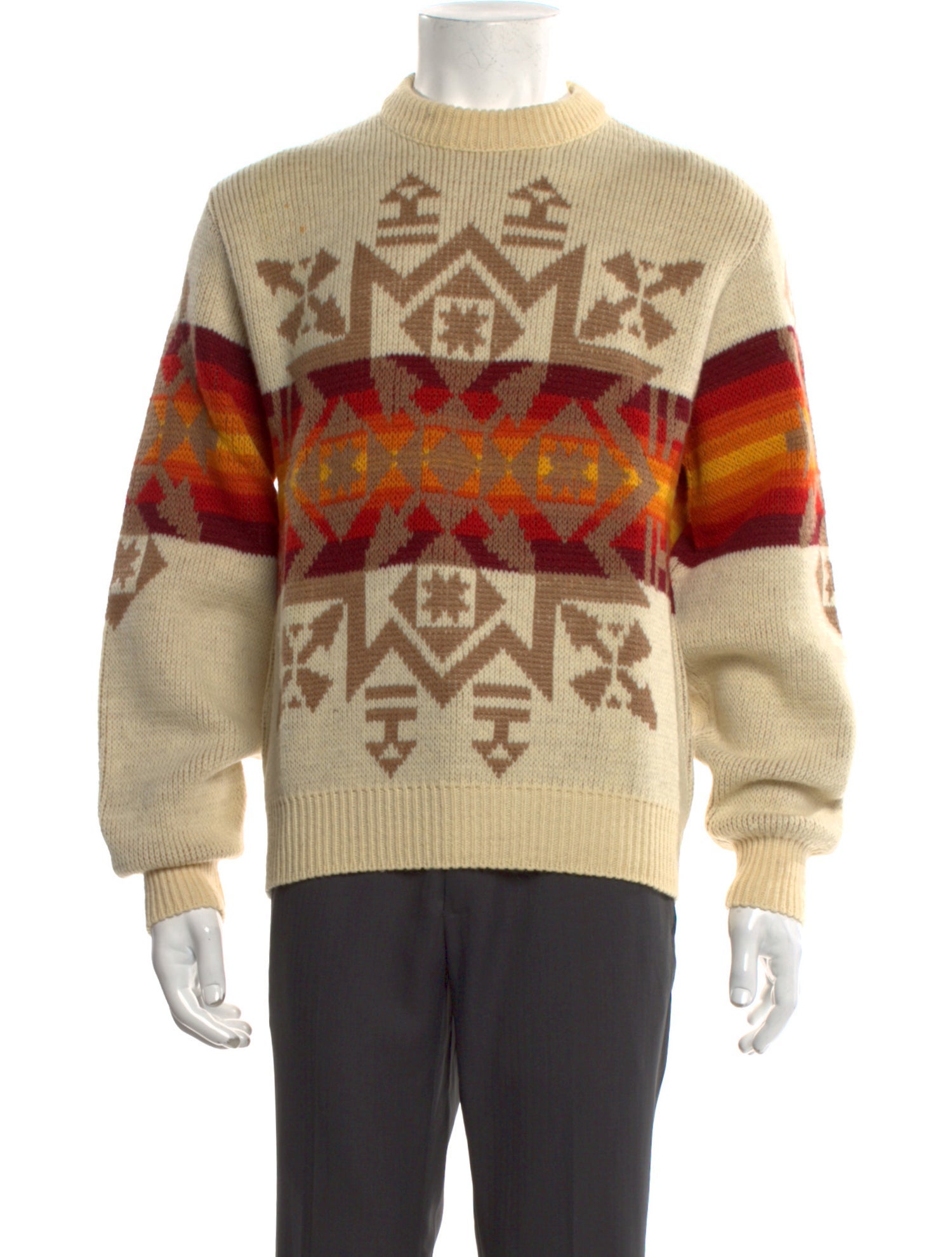 Pendleton Virgin Wool Printed Pullover