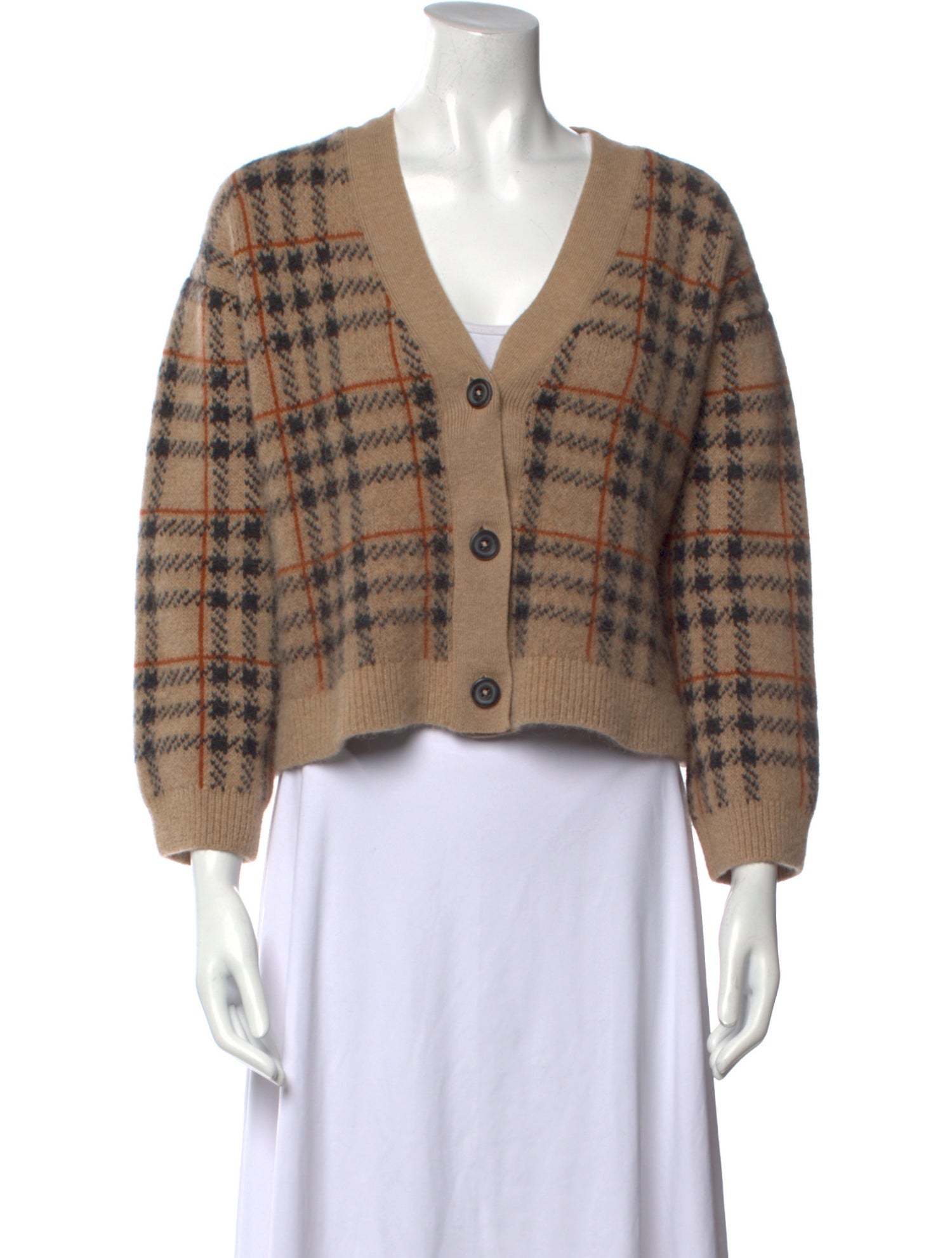 Pendleton Alpaca Plaid Print Sweater