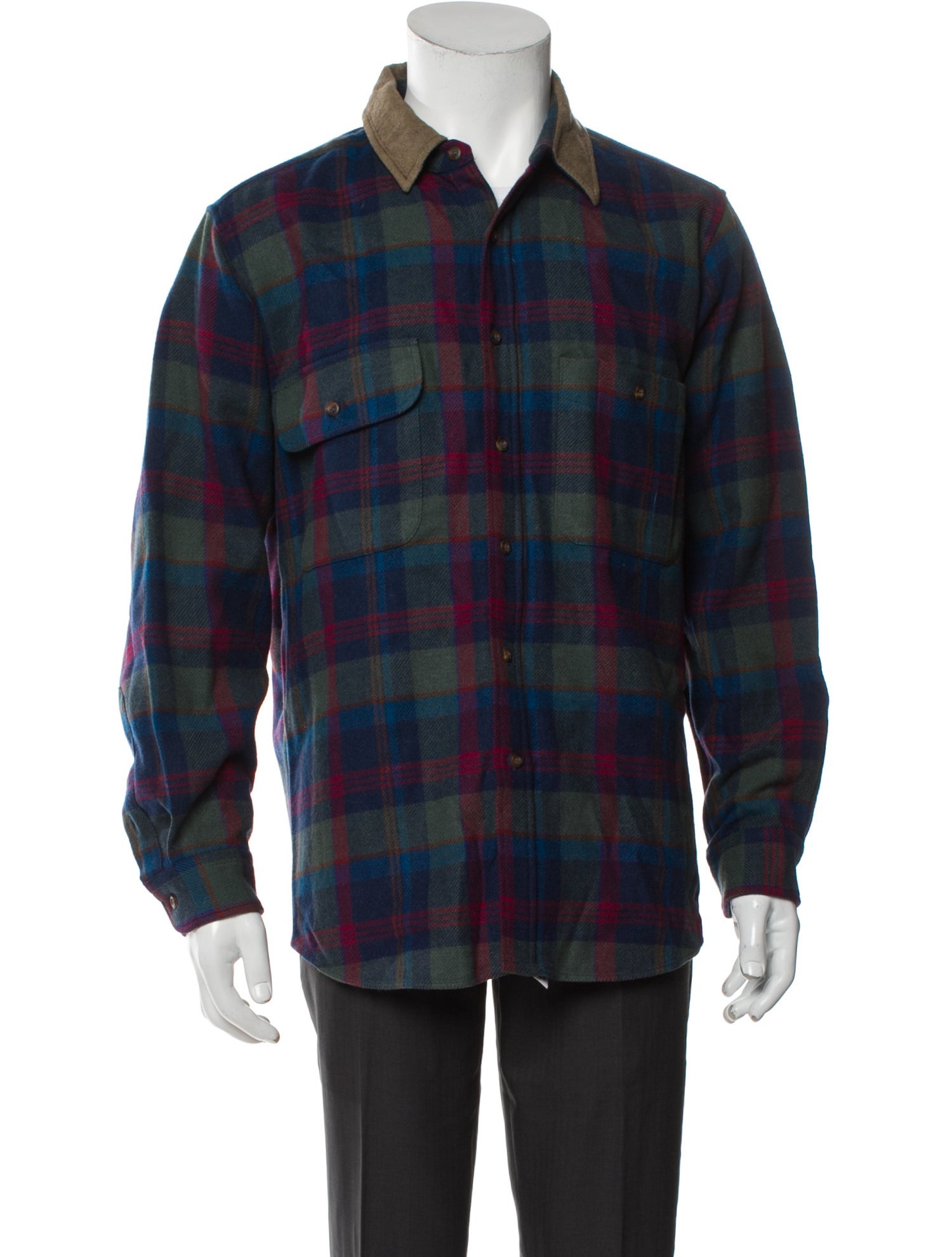 Pendleton Wool Plaid Print Jacket