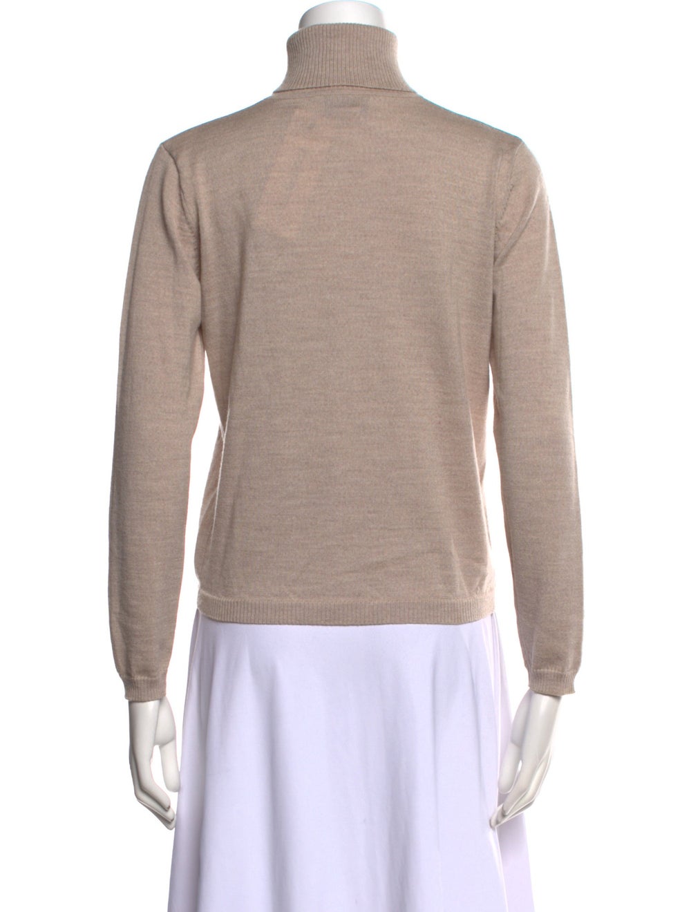 Pendleton Merino Wool Turtleneck Neutrals Long Sl… - image 3