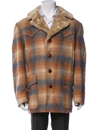 Pendleton Plaid Print Jacket