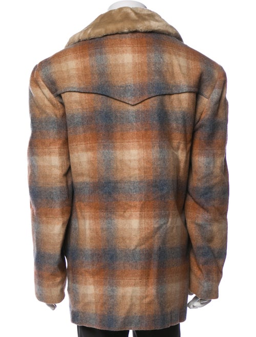 Pendleton Plaid Print Jacket