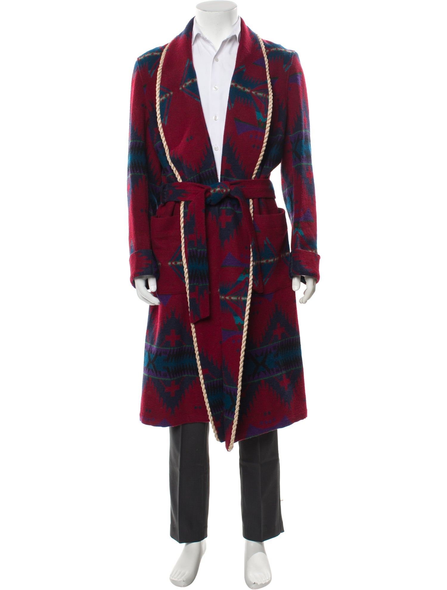 Pendleton Virgin Wool Printed Overcoat