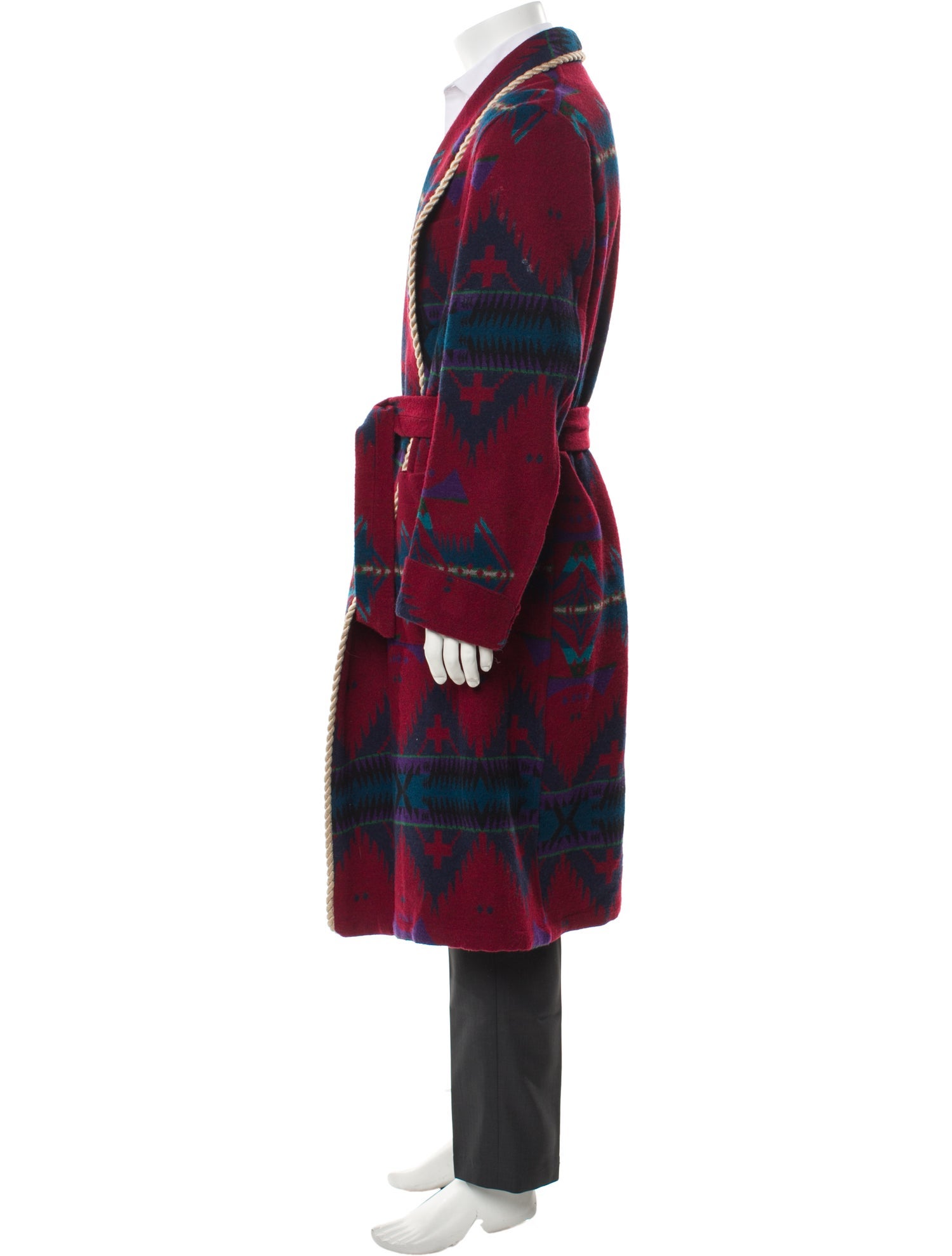 Pendleton Virgin Wool Printed Overcoat