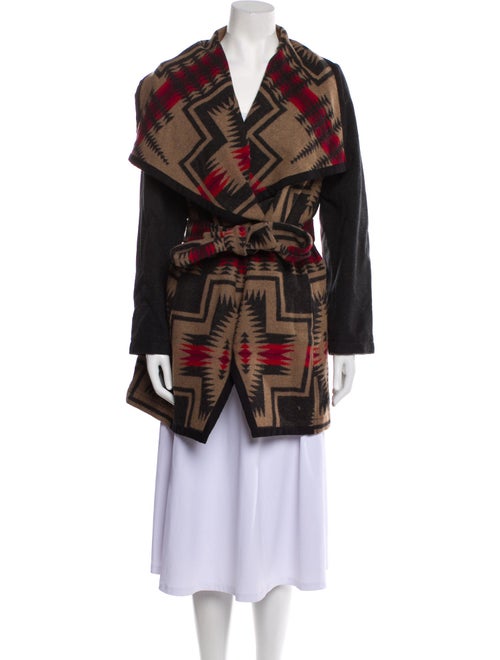 Pendleton Wool Plaid Print Coat