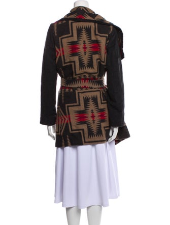 Pendleton Wool Plaid Print Coat